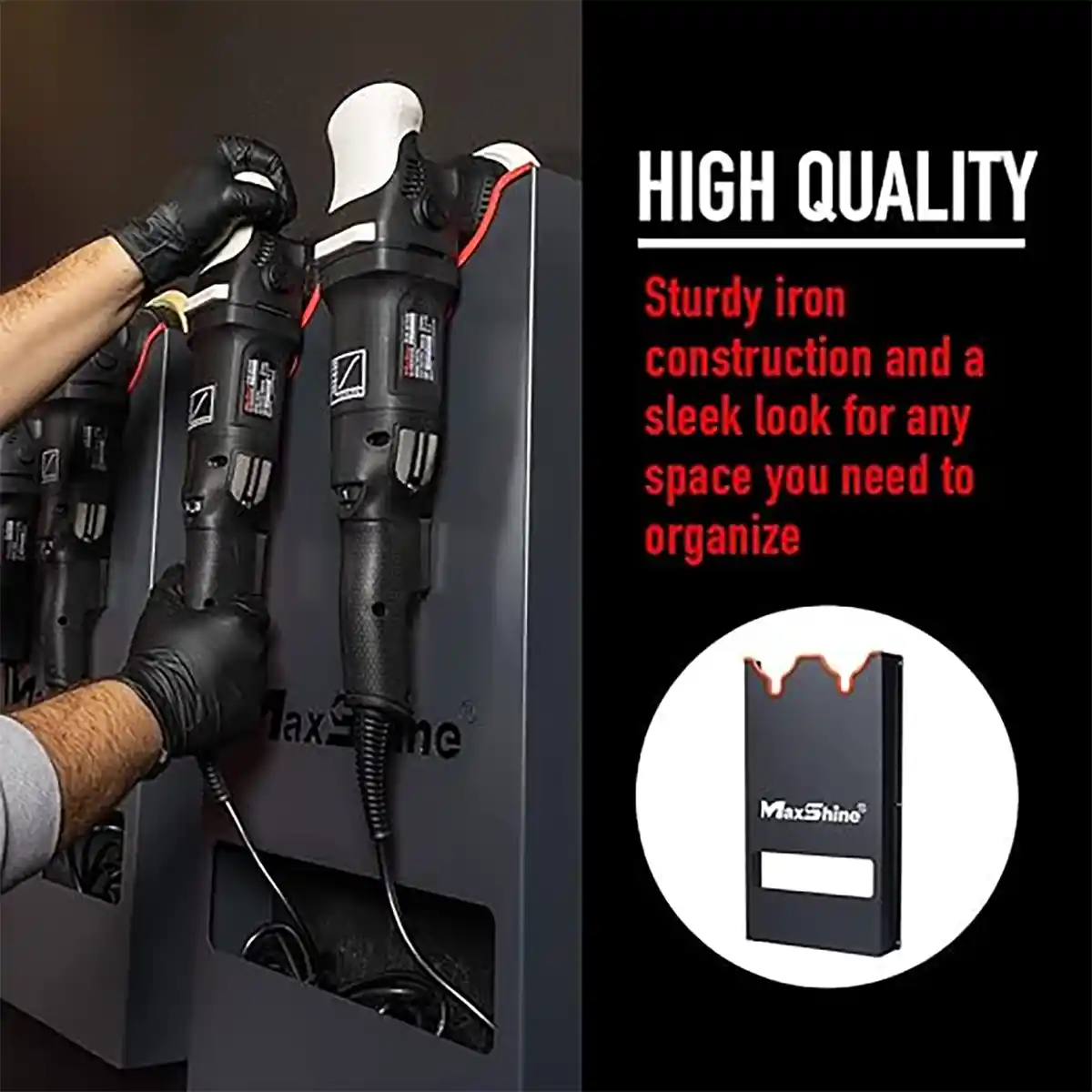 Maxshine Machine Polisher Wall Holder and Single Holder